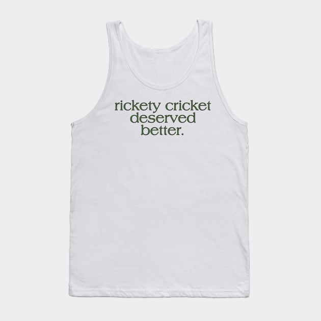 cricket deserved better. Tank Top by thjstorm